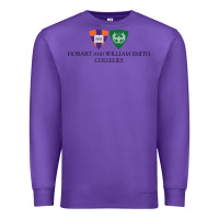 Purple hobart and william smith colleges Premium Sweatshirt - linhVisuals