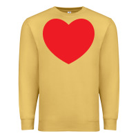 Antique Gold big heart Premium Sweatshirt - linhVisuals