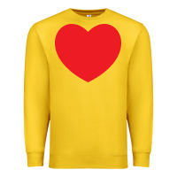 Lemon big heart Premium Sweatshirt - linhVisuals