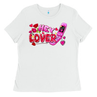 Hey Lover Flip Phone Valentine's Day Ladies Tee | Teevron