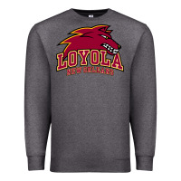 Charcoal Heather loyola college prep Premium Sweatshirt - linhVisuals