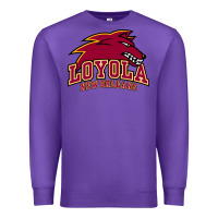 Purple loyola college prep Premium Sweatshirt - linhVisuals