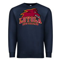 Navy loyola college prep Premium Sweatshirt - linhVisuals