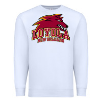 White loyola college prep Premium Sweatshirt - linhVisuals
