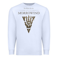 White morrowind Premium Sweatshirt - linhVisuals