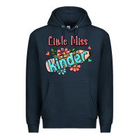 Navy little miss kindergarten Premium Hoodie - Jasminsmagicworld