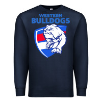 Navy western bulldogs Premium Sweatshirt - linhVisuals
