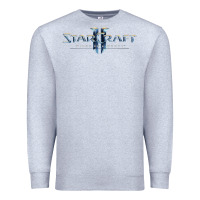 Heather Grey starcraft Premium Sweatshirt - linhVisuals