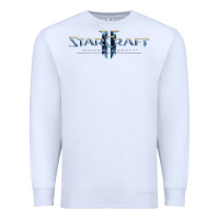 White starcraft Premium Sweatshirt - linhVisuals