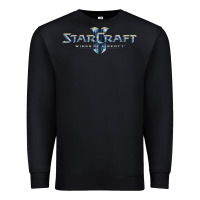 Black starcraft Premium Sweatshirt - linhVisuals