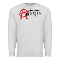 Dove Grey autistic punk Premium Sweatshirt - linhVisuals