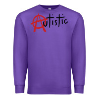 Purple autistic punk Premium Sweatshirt - linhVisuals