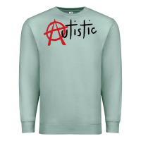 Seafoam autistic punk Premium Sweatshirt - linhVisuals