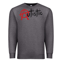 Charcoal Heather autistic punk Premium Sweatshirt - linhVisuals