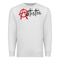 Oatmeal Heather autistic punk Premium Sweatshirt - linhVisuals