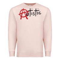 Pale Pink autistic punk Premium Sweatshirt - linhVisuals
