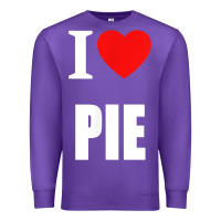 Retro Vintage Classic I Love Pie For Pie Lovers Cooks Chefs T Shirt Premium Sweatshirt | Teevron