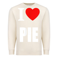 Sandshell retro vintage classic i love pie for pie lovers cooks chefs t shirt Premium Sweatshirt - linhVisuals