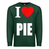 Sports Green retro vintage classic i love pie for pie lovers cooks chefs t shirt Premium Sweatshirt - linhVisuals