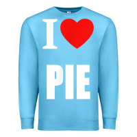 Ocean Blue retro vintage classic i love pie for pie lovers cooks chefs t shirt Premium Sweatshirt - linhVisuals