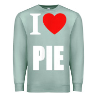 Seafoam retro vintage classic i love pie for pie lovers cooks chefs t shirt Premium Sweatshirt - linhVisuals