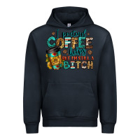 Navy i pretend coffee helps but i'm still a bitch Urban Hoodie - Jasminsmagicworld