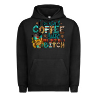 Pigment Black i pretend coffee helps but i'm still a bitch Urban Hoodie - Jasminsmagicworld