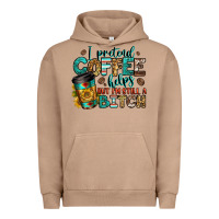 Pigment Burro i pretend coffee helps but i'm still a bitch Urban Hoodie - Jasminsmagicworld
