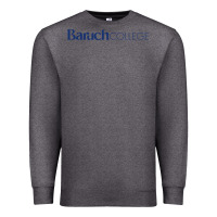 Charcoal Heather Baruch College Premium Sweatshirt - linhVisuals