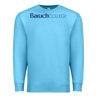 Ocean Blue Baruch College Premium Sweatshirt - linhVisuals