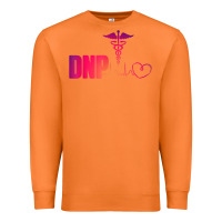 Carrot dnp doctor of nursing practice heartbeat color rn nurse Premium Sweatshirt - linhVisuals
