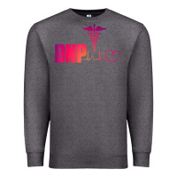 Charcoal Heather dnp doctor of nursing practice heartbeat color rn nurse Premium Sweatshirt - linhVisuals