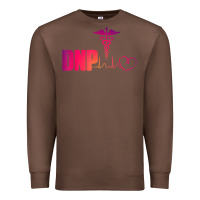 Chestnut dnp doctor of nursing practice heartbeat color rn nurse Premium Sweatshirt - linhVisuals