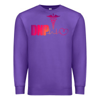 Purple dnp doctor of nursing practice heartbeat color rn nurse Premium Sweatshirt - linhVisuals
