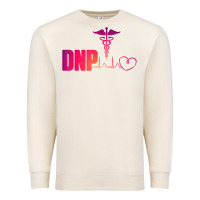 Sandshell dnp doctor of nursing practice heartbeat color rn nurse Premium Sweatshirt - linhVisuals