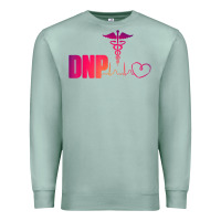 Seafoam dnp doctor of nursing practice heartbeat color rn nurse Premium Sweatshirt - linhVisuals