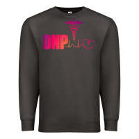 Smoke dnp doctor of nursing practice heartbeat color rn nurse Premium Sweatshirt - linhVisuals