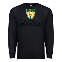 Black SUNY Brockport College Premium Sweatshirt - linhVisuals