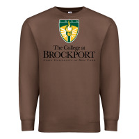 Chestnut SUNY Brockport College Premium Sweatshirt - linhVisuals