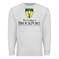 Dove Grey SUNY Brockport College Premium Sweatshirt - linhVisuals
