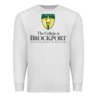 Oatmeal Heather SUNY Brockport College Premium Sweatshirt - linhVisuals