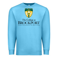 Ocean Blue SUNY Brockport College Premium Sweatshirt - linhVisuals
