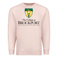 Pale Pink SUNY Brockport College Premium Sweatshirt - linhVisuals
