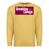 Antique Gold Brooklyn College Premium Sweatshirt - linhVisuals