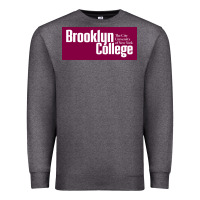 Charcoal Heather Brooklyn College Premium Sweatshirt - linhVisuals