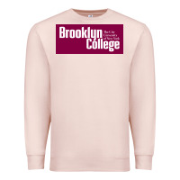 Pale Pink Brooklyn College Premium Sweatshirt - linhVisuals