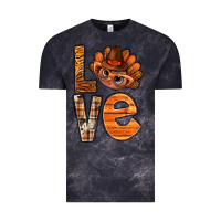 Cloud Black thanksgiving with turkey love bbs Vintage Tee - BundleAndBundleShop