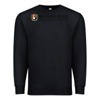 Black SUNY Buffalo State College Premium Sweatshirt - linhVisuals