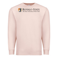 Pale Pink SUNY Buffalo State College Premium Sweatshirt - linhVisuals