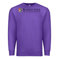 Purple SUNY Buffalo State College Premium Sweatshirt - linhVisuals
